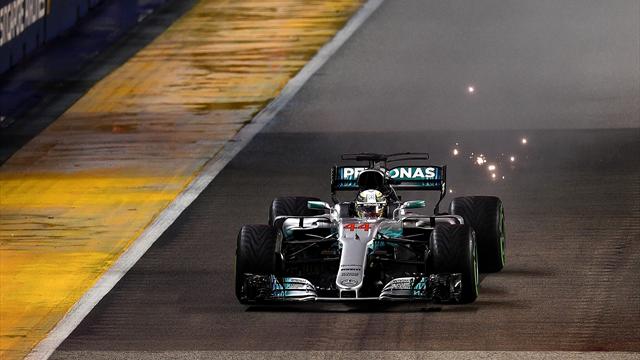Formel 1: Hamilton gewinnt in Singapur - Vettel scheidet früh aus