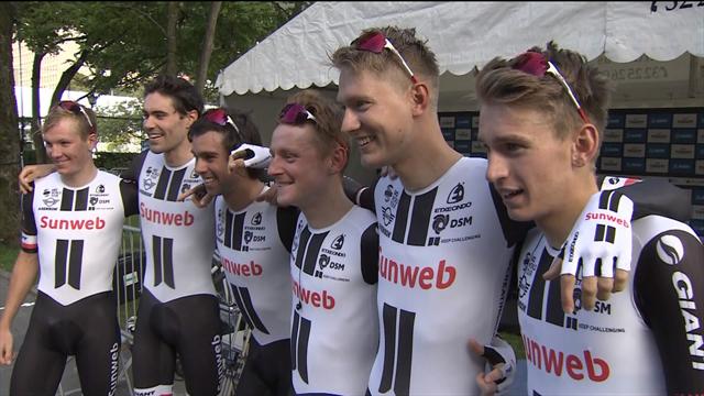 WM-Coup! Sunweb jubelt über Gold im Mannschaftszeitfahren WM-Coup! Sunweb jubelt über Gold im Mannschaftszeitfahren