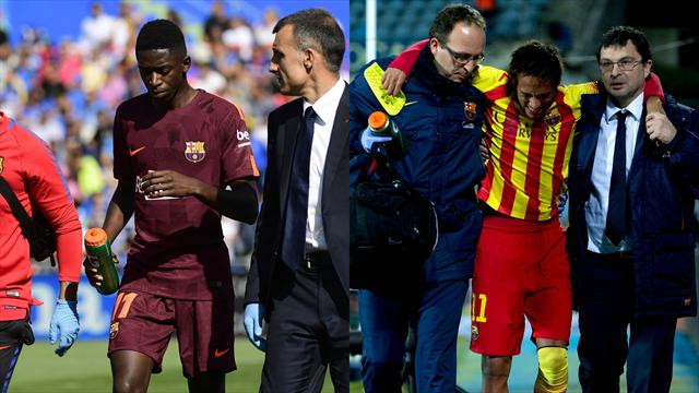 Même minute, même adversaire… Dembélé imite Neymar sans le vouloir, Internet frétille