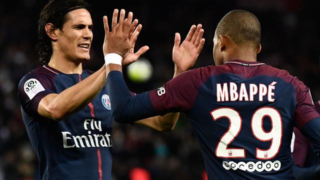 Ligue 1, PSG-Lyon: Cavani y Mbappé rescatan al líder (2-0)