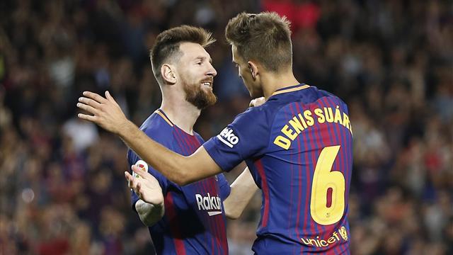 Messi s’offre un quadruplé, le Barça déroule
