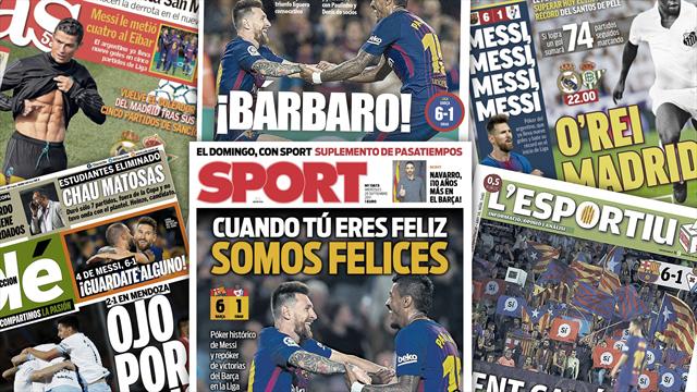 La presse catalane dit « Messi pour tout »