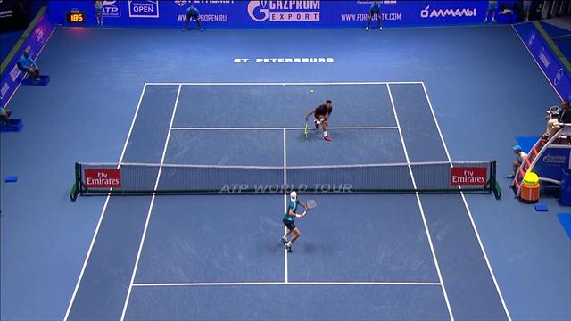 Joao Sousa needs six volleys to win crazy point Joao Sousa needs six volleys to win crazy point