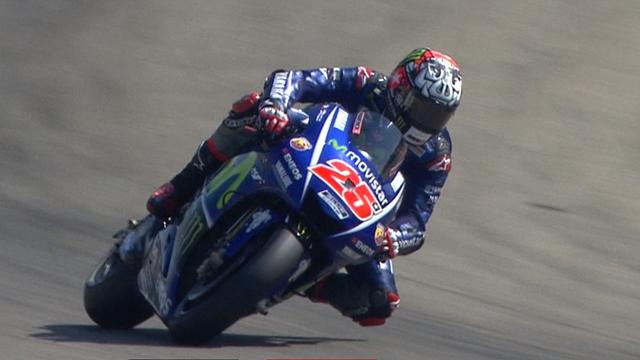 MotoGP: Viñales suma su quinta mejor clasificación, con Rossi tercero y Márquez, quinto, tras caerse