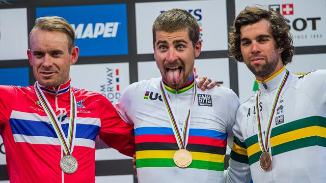Mundiales Bergen: Peter Sagan, único en la historia con tres arcoíris consecutivos