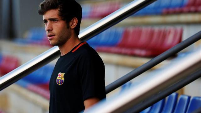 Sergi Roberto en el once de gala del Barça; el Sporting apuesta por Doumbia