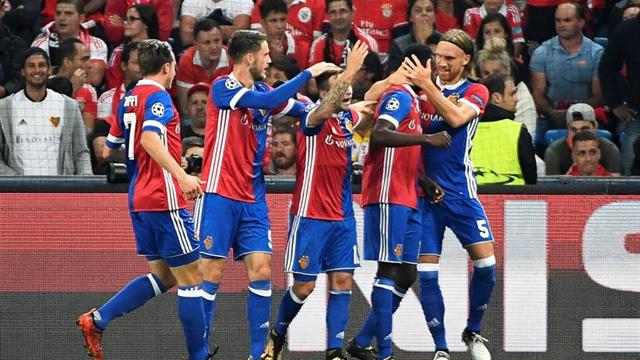 5-0. El Basilea toma impulso a costa de un desquiciado Benfica