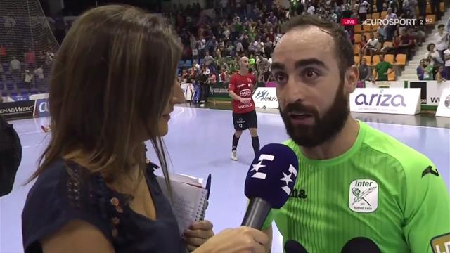 LNFS, Osasuna Gurpea-Movistar Inter, Ricardinho bromea sobre su jugada polémica: "No soy Maradona"
