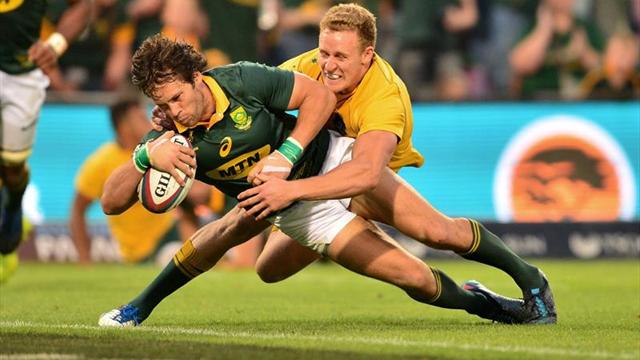 Sudáfrica y Australia empatan 27-27 en Bloemfontein