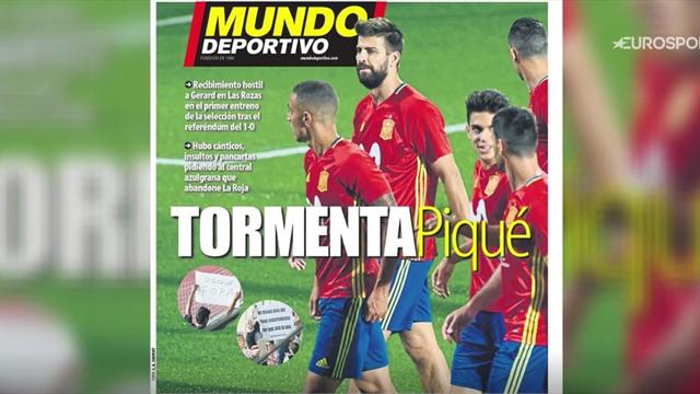 Euro Papers: 'Intolerable' - Pique abuse rocks Spain Euro Papers: 'Intolerable' - Pique abuse rocks Spain