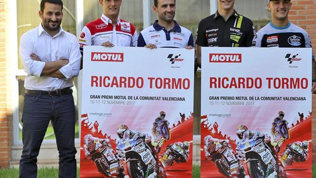 Barberá, Canet, Navarro y Lecuona presentan el cartel del GP de Cheste