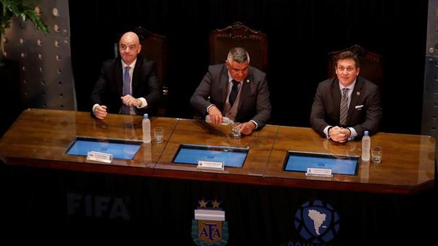 Infantino: "Gracias a Argentina el fútbol hoy es lo que es"
