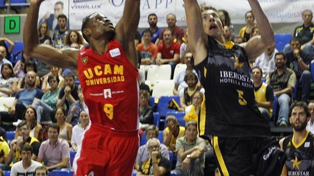 84-78. Un buen último cuarto del Iberostar Tenerife acaba con el UCAM Murcia