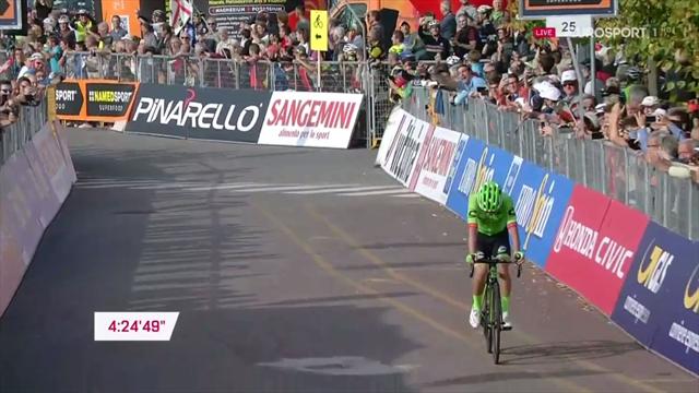 Milán-Turín: Rigoberto Urán se lleva la victoria ante Yates y Aru Milán-Turín: Rigoberto Urán se lleva la victoria ante Yates y Aru