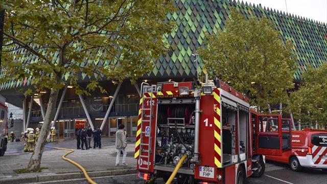 Retrasada la apertura del Bilbao Arena por una humareda en el pabellón