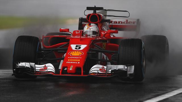 Vettel quickest as rain lashes Suzuka practice