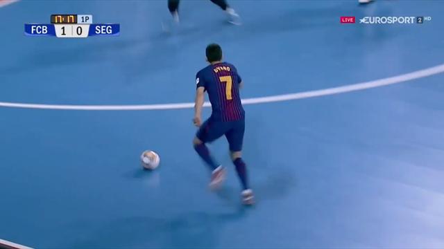 LNFS, Barcelona Lassa-Naturpellet Segovia: Dyego abre el marcador con un golazo LNFS, Barcelona Lassa-Naturpellet Segovia: Dyego abre el marcador con un golazo
