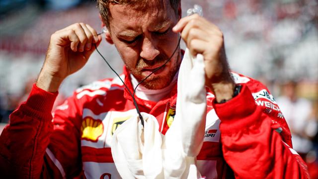 'Hurt' Vettel says he must 'protect' Ferrari