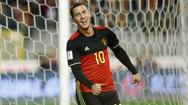 Hazard-brødrene lagde hat trick sammen mot stakkars Kypros Hazard-brødrene lagde hat trick sammen mot stakkars Kypros