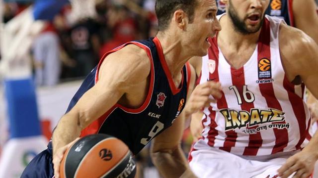 75-64. El Baskonia cae en su estreno europeo ante un sólido Olympiacos