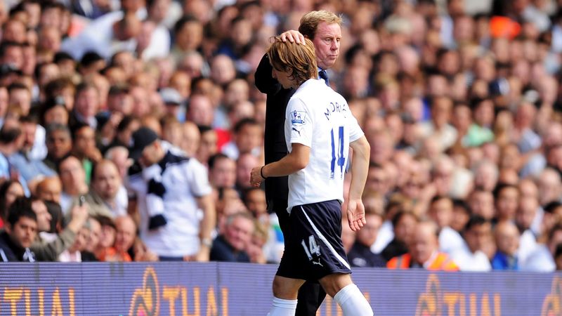 Luka Modric et Harry Redknapp en 2011