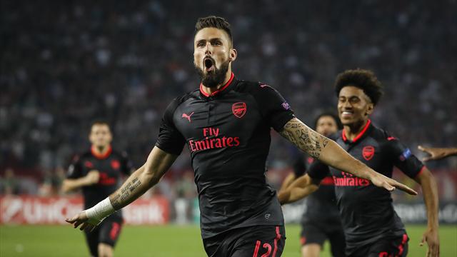 Dos au but, Giroud nous offre le bonbon de la soirée