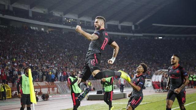 Giroud porte Arsenal, Willian José et la Real Sociedad flambent, Milan cale