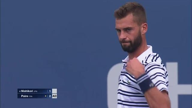Quand Benoît Paire lâche sa raquette au service, il vaut mieux se cacher !