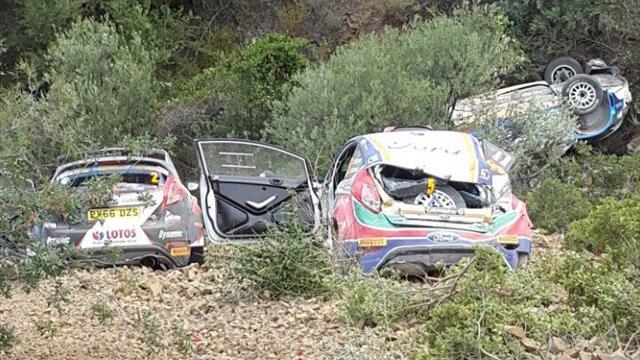 Encore des rebondissements sur le rallye de Chypre ERC alors que le trio de tête est sorti de la