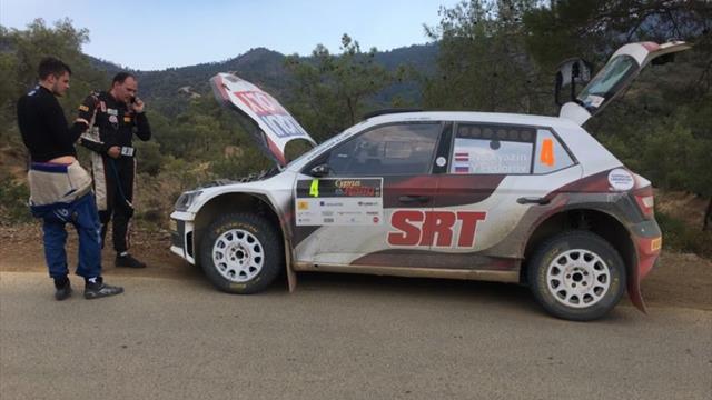 Encore plus d’ennuis pour Gryazin sur le Rallye de Chypre ERC