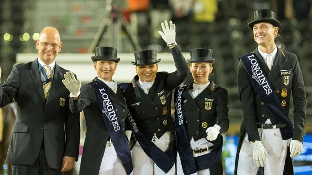 Alemania se cuelga el oro sin miramientos