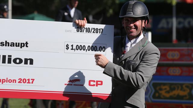 Philipp Weishaupt, gran protagonista del Spruce Meadows Masters