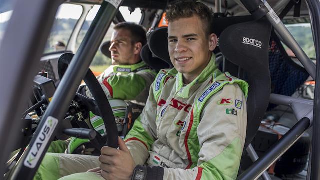Klausz in ERC Junior return after co-driver recovers