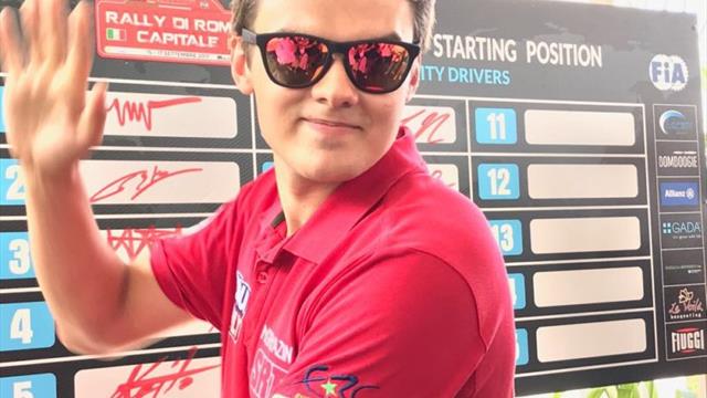 Gryazin partira premier de l’ERC Rally di Roma Capitale