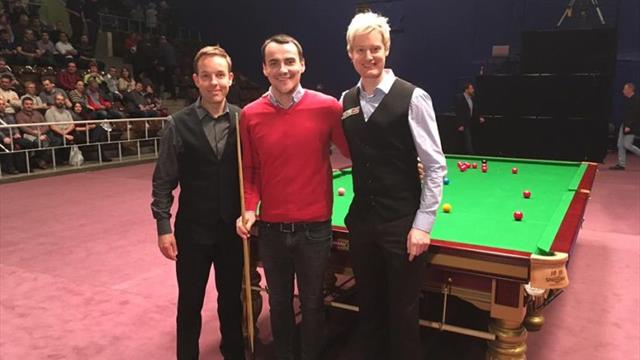 Michelisz rencontre des stars du snooker