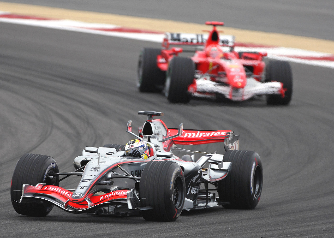 Juan Pablo Montoya & Michael Schumacher