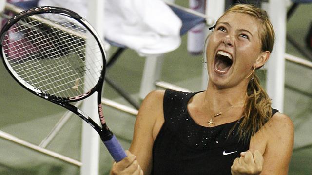 Le titre pour Sharapova