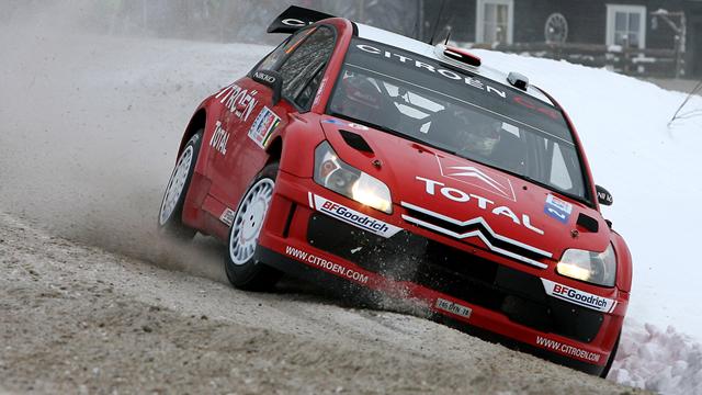 Hirvonen éblouit, Loeb chute