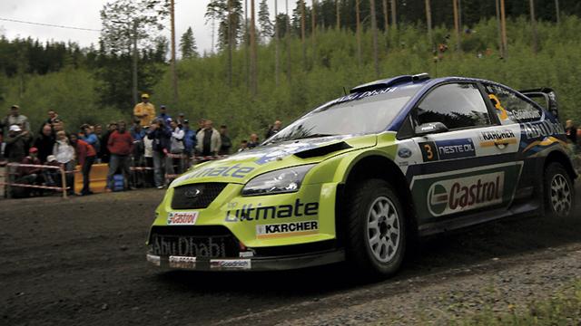 Sur la route du Rallye de Finlande
