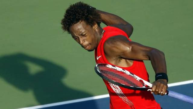 Monfils au bout de l'effort