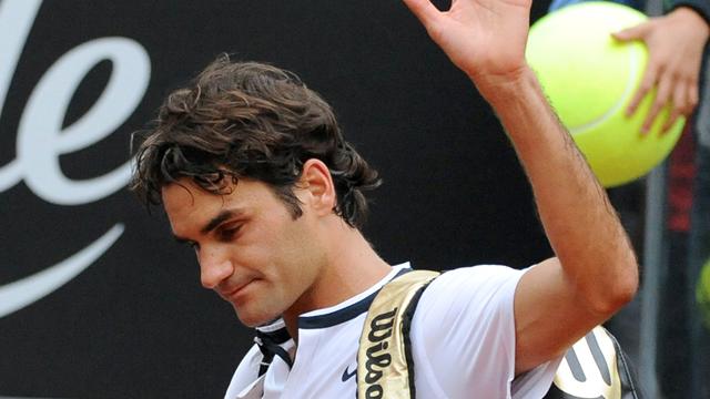 Federer à terre