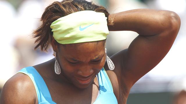 Serena blessée au pied