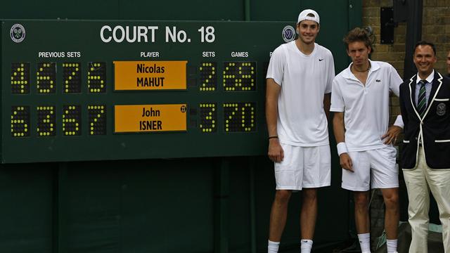 Isner ve Mahut'a 11 saat yetmemiş