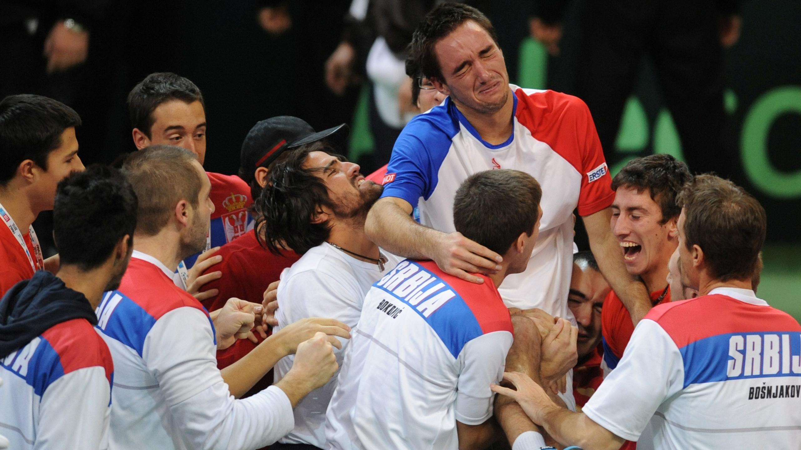 Serbia win Davis Cup Eurosport