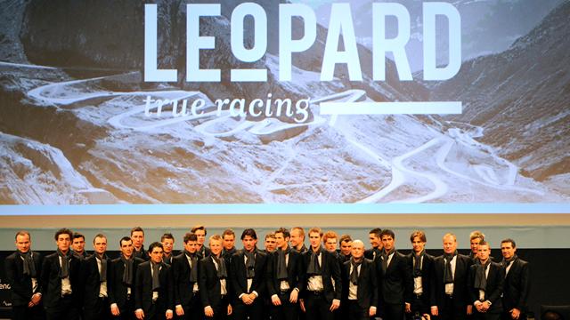 Les Schleck en Leopard