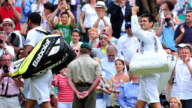 Djokovic sort Tsonga... et Nadal