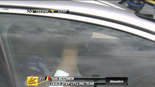 Boonen quitte le Tour