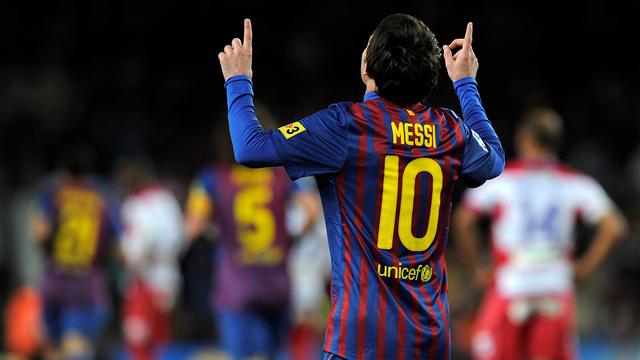 Messi, seul tout là-haut