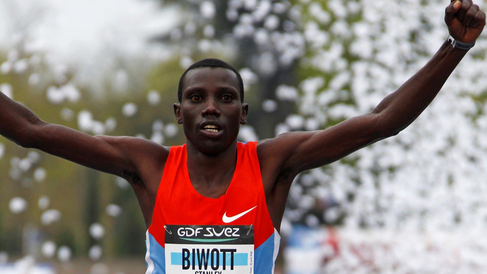 Biwott sets race record Athletics Eurosport Asia