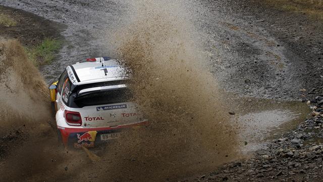 Latvala sur les talons de Loeb
